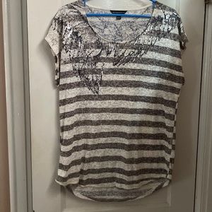 Rock & Republic top. Wing design on front & back.